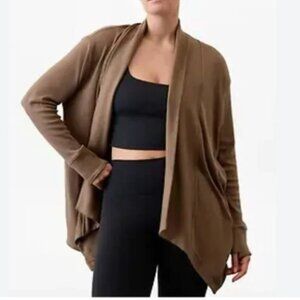 ATHLETA Pranayama Wrap Brown Size Small